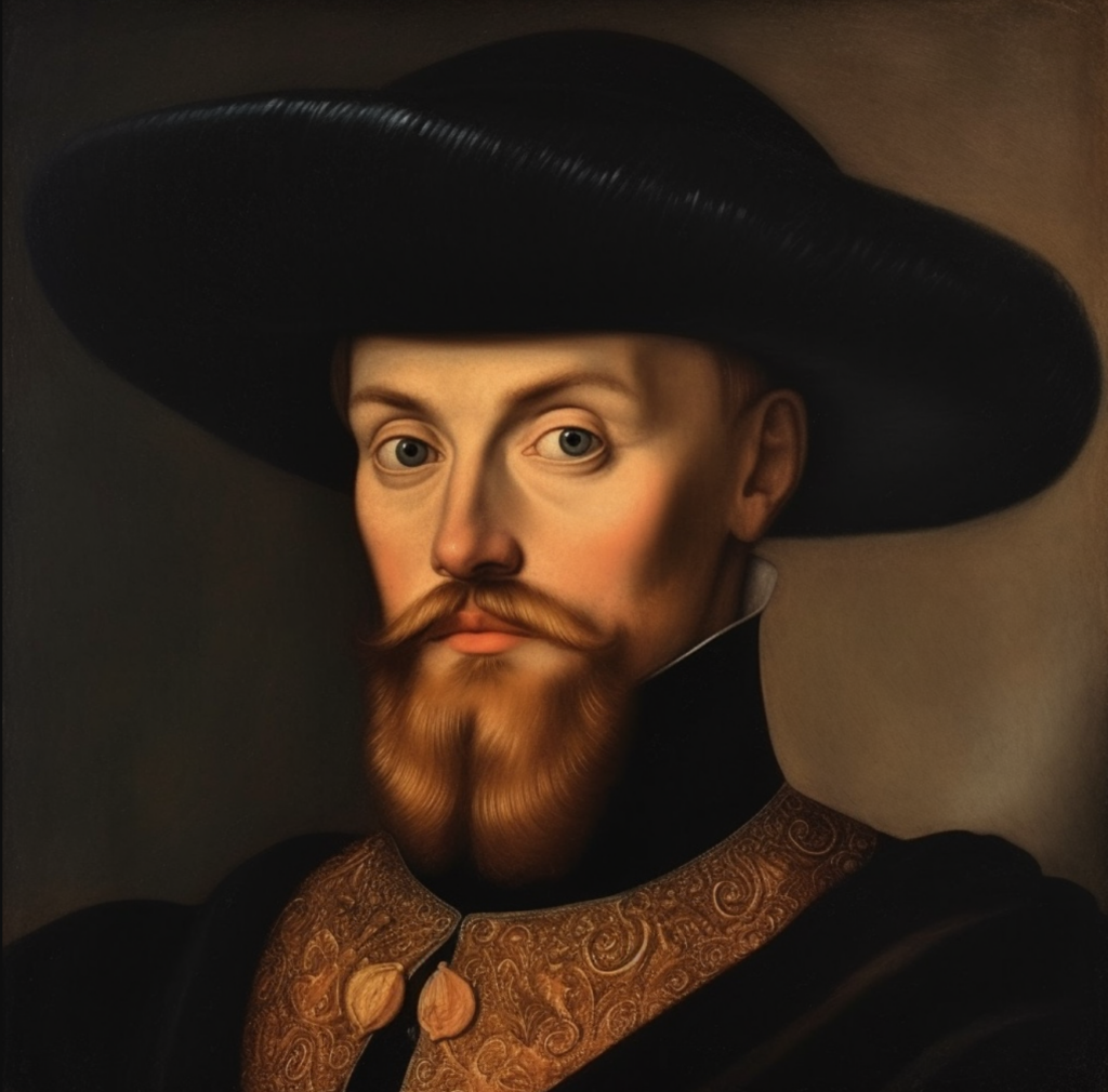 Gustaf Vasa as AI generated image