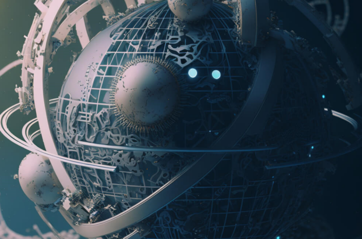 Globe cyberpunk