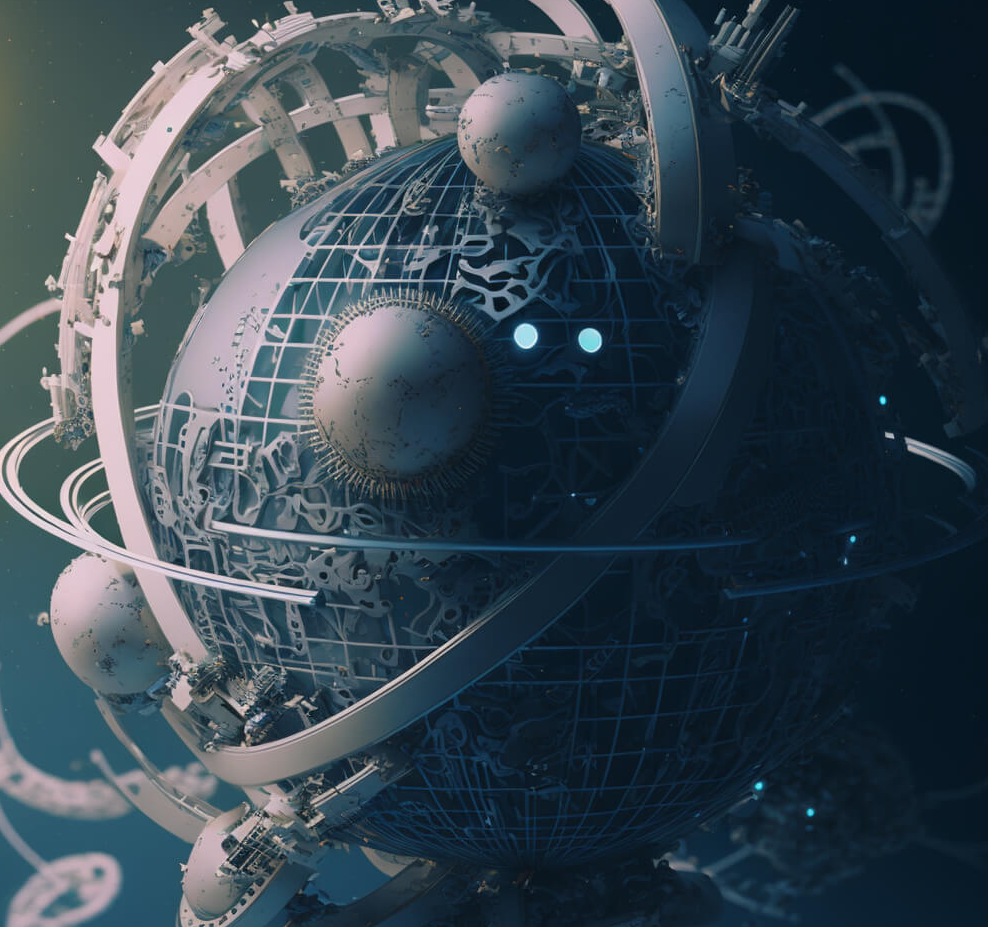 Globe cyberpunk