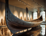 Viking ship that is AI generated